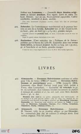 Livres (Nr. 417-433)