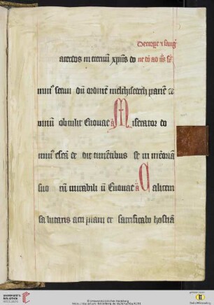 De corpore et sanguine domini