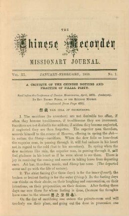 No. 1. January - February, 1880