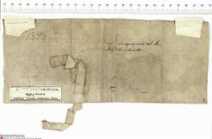 Heinrich [von Hohenberg], Abt von Fulda, Dekan Gottfried von Fulda und der gesamte Konvent von Fulda bekunden, dass sie dem Pfarrer Volrad von Ber...