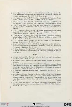 Glas (Nr. 92-106)