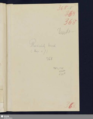 Nr. 130a-b. Rietschel, Ernst
