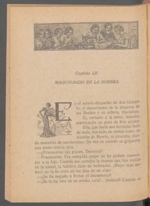Capítulo LII - Maquinando en la sombra