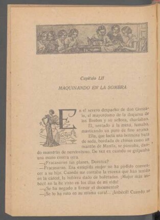 Capítulo LII - Maquinando en la sombra