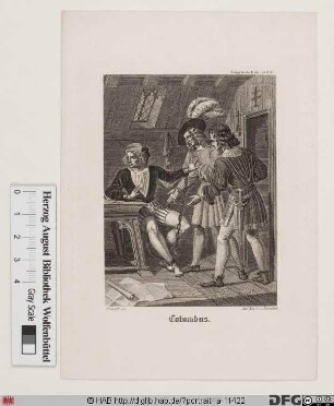 Bildnis Christoph Kolumbus (Columbus) (ital. Cristofero Colombo, span. Cristóbal Colón)
