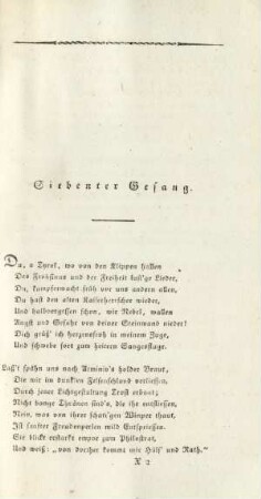 Siebenter Gesang