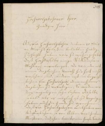 Briefe von Johann Israel Dietzsch an Johann Friedrich von Uffenbach, Nürnberg, 29.9.1762 - 6.3.1763