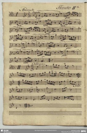 1. Anonymus, Andante, g-Moll