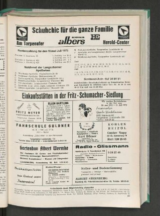 Rentenzahlung für den Monat Juli 1975