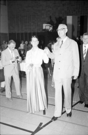 30. Tagung 1980 Chemiker; Studentenabend: Gräfin Sonja Bernadotte, Graf Lennart Bernadotte