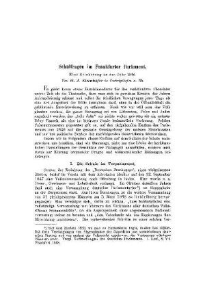 Schulfragen im Frankfurter Parlament