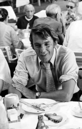 26. Tagung 1976 Physiker; Gruppen beim Bayrischen Frühstück: Ivar Giaever