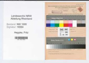 Entnazifizierung Fritz Heppke, geb. 22.08.1903 (Regierungssekretaer)