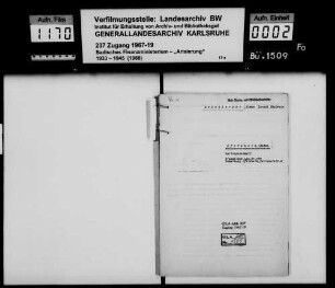 Rosenberger, Simon Israel, Kaufmann und dessen Ehefrau Elsa Sara geb. Esslinger in Pforzheim Lagerbuch-Nr. 479 Pforzheim
