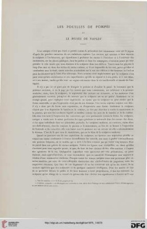 1: Les fouilles de Pompéi et le Musée de Naples, [3]