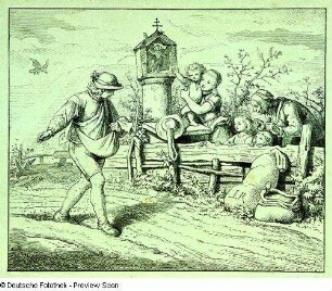 Richter, A. L.:Unser tägl. Brot (Sämann), Stich 1856