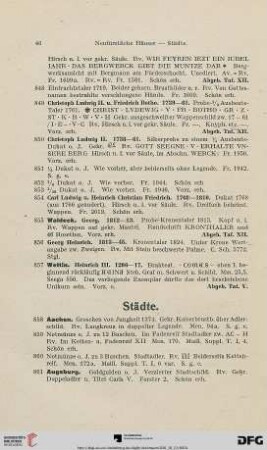 Städte (Nr. 858-968)