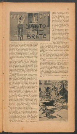 Santo en un brete