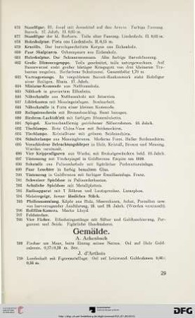 Gemälde (Nr. 709-807)