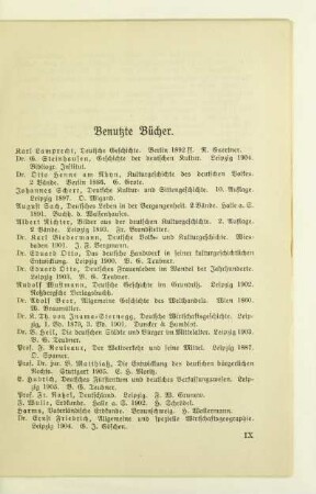 Benutzte Bücher