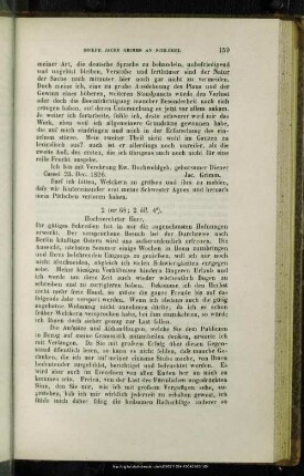 Jacob Grimm an August Wilhelm von Schlegel, Kassel, 16.02.1827