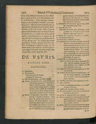 De Usuris. Titulus XXXII.