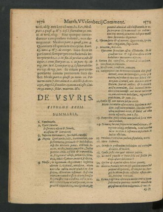 De Usuris. Titulus XXXII.