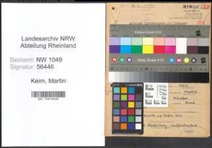 Entnazifizierung Martin Keim , geb. 24.05.1906 (Lehrer)