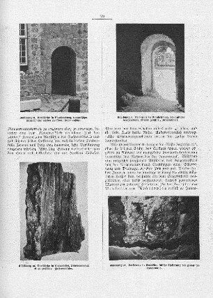 Abbildung 9. Dorfkirche in Blankenburg, romanisches Türgewände, wieder geöffnet, Innenansicht