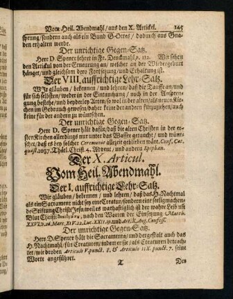 145-154, Der X. - XIII. Articul