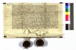 Schuldbrief des Bastian Cleinbeck und seiner Frau Margarete zu Mergentheim