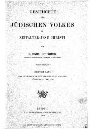 Das Judentum in der Zerstreuung und die jüdische Literatur