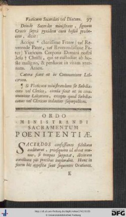De Poenitentiâ.