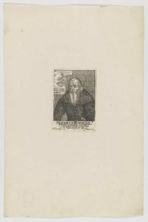 Bildnis des Matheus Rothgeb.