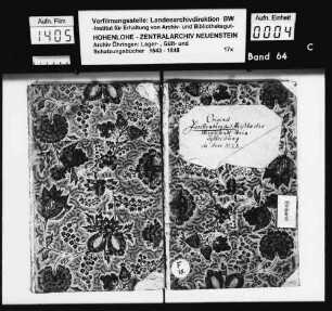 Protokoll über die Versteinung des Weinzehnten zu Forchtenberg und Weißbach (mit Nachträgen).
