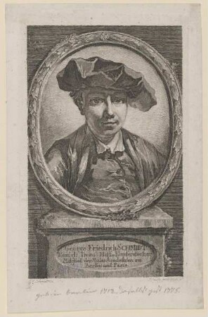 Bildnis des George Friedrich Schmidt