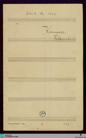 Bekenntnis - Mus. Hs. 1342 : Coro maschile; B|b