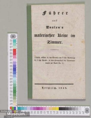 Führer auf Enslen´s malerischer Reise im Zimmer.