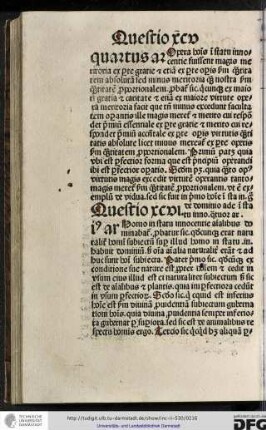 Questio xcvi de dominio Ade in statum innocentie, quatuor articulos.