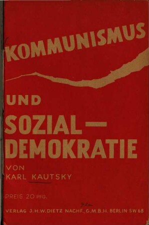 Kommunismus und Sozialdemokratie