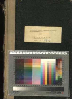 Alphabetische Register des Standesamtes Neubeckum Sterbefälle von 1950 - 1974