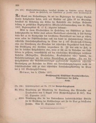 Nr. 239: Inhaltsverzeichnis aus Nr. 170 des Reichs-Gesetzblattes