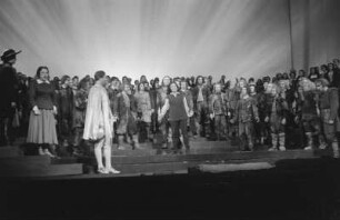 Szenenbilder aus der Oper "Fidelio" von Ludwig van Beethoven an der Städtischen Oper (heute Deutsche Oper) Berlin
