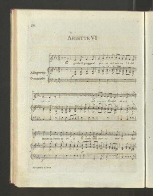 Ariette VI