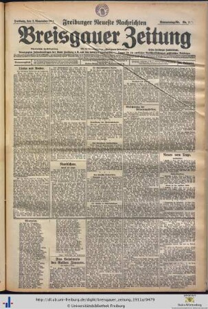 Nr. 256-280 (November 1911)