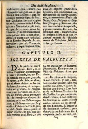 España sagrada : theatro geographico-historico de la Iglesia de España ; origen, divisiones, y limites de todas sus provincias ; antiguedad, traslaciones, y estado antiguo, y presente de sus sillas, con varias dissertaciones criticas, 26. Contiene el estado antiguo de las iglesias de Auca, de Valpuesta, y de Burgos