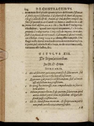 Titulus XIII. - Titulus XVIII.
