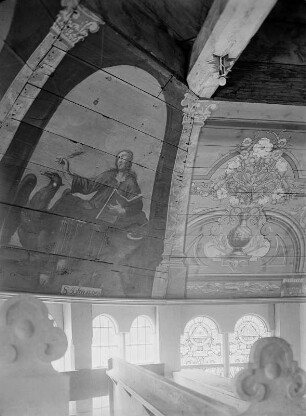 Deckenbild in der Dreieinigkeitskirche in Allermöhe