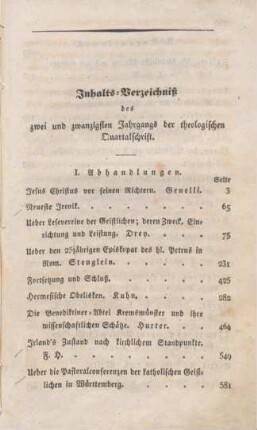 699-703 Inhaltsverzeichnis