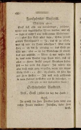 Sechszehnter Auftritt - Siebzehnter Auftritt